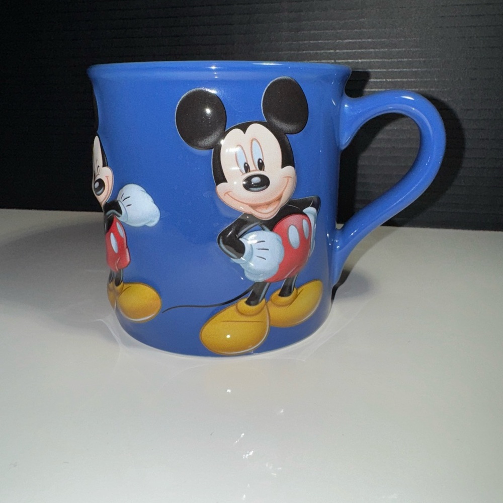 Disney 3D Mickey Mouse Blue and Red Large coffee mug